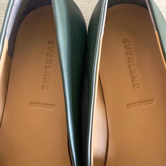 Everlane the Modern Point Loafers in Green/Navy | Size 8.5 - Picture 11 of 13